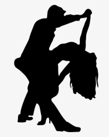 Romantic Dancers Silhouette Png Transparent Clip Art - Transparent Couple Dancing Silhouette Png, Png Download, Free Download