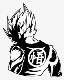 Dragon Ball Black And White Transparent Png - Dragon Ball Z Decal, Png Download, Free Download
