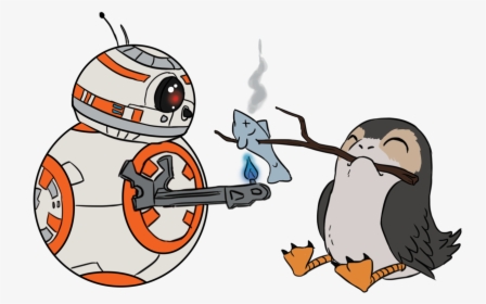 Porg Drawing Happy, Picture - Porg Drawings, HD Png Download, Free Download