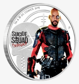 2019 Deadshot 1oz Silver Proof Coin Product Photo Internal - Suicide Squad Deadshot, HD Png Download, Free Download