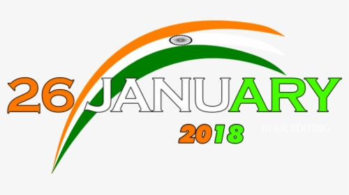 Republic Day 2018 Editing Png - 26 January Logo Png, Transparent Png, Free Download