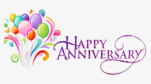 Anniversary Text Png - Happy Wedding Anniversary Png, Transparent Png, Free Download