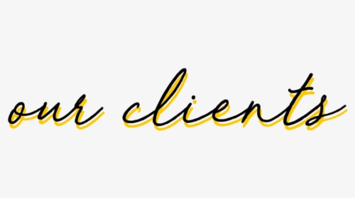 Clients - Calligraphy, HD Png Download, Free Download