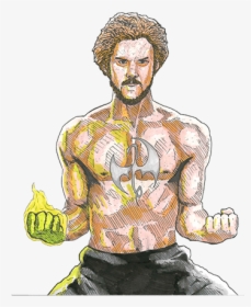 Fist Clipart Easy - Sketch Of Iron Fist, HD Png Download, Free Download