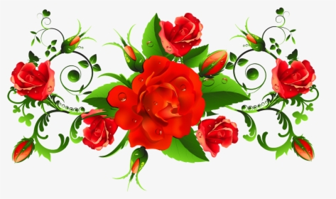 Women"s Day Tamil Image Download , Transparent Cartoons - Decorative Rose Clipart, HD Png Download, Free Download
