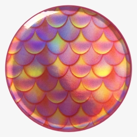Pink Mermaid Hologram - Circle, HD Png Download, Free Download
