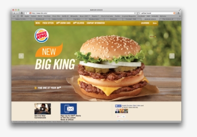 Burger King Chose To Showcase This Burger Outside In - Burger King New Product, HD Png Download, Free Download