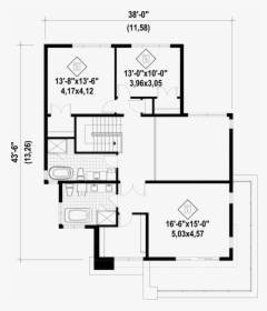 Modern Style Floor Plan, HD Png Download, Free Download