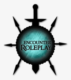 The Encounter Roleplay Logo Featuring A Shield With - Podcast, HD Png Download, Free Download