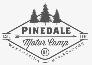 Cropped Pinedale Motor Camp - Tree Camping Logo Png, Transparent Png, Free Download