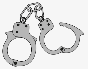 Handcuffs Clipart Shackles - Open Handcuffs Clipart, HD Png Download, Free Download