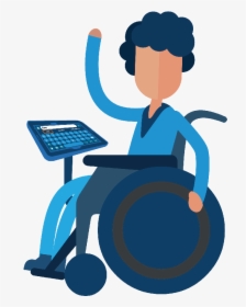 E Clipart Communication - Disabled People Smart Home, HD Png Download, Free Download