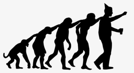 Evolution Of Party - Silly Walk Evolution, HD Png Download, Free Download