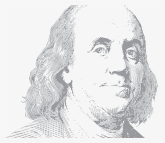 Ben Franklin, Benjamin, Portrait, Usa, Person, Face - 100 Us Dollar, HD Png Download, Free Download
