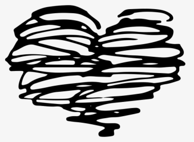 Scribbled Heart, HD Png Download, Free Download