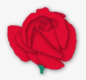 Cartoon Red Rose -flower Vector - Clip Art, HD Png Download, Free Download