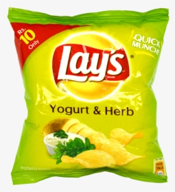 Lay"s Chips Yogurt & Herb 14g - Lays Chips Yogurt And Herbs, HD Png Download, Free Download