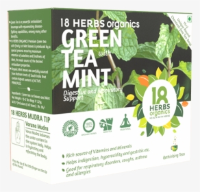 18 Herbs Green Tea Mint, HD Png Download, Free Download