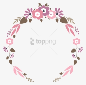 Wedding Logo Vector Png - Flower Circle Vector Png, Transparent Png, Free Download