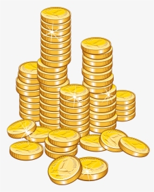 Pile Of Gold Coins Png - Coin Clipart, Transparent Png, Free Download