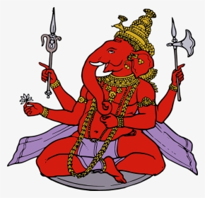 Radha Krishna Hd Images Hindu God Imges And Wallpaper - Drawing Ganesha With Colour, HD Png Download, Free Download