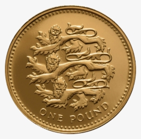Gold Coin Png Image - One Pound Gold Coin, Transparent Png, Free Download