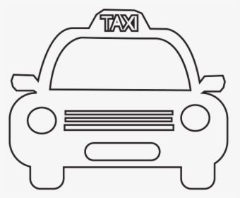 Cartoon Taxi Drawing Png, Transparent Png, Free Download