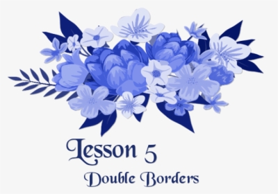 Header - Blue Flower Wedding Invitation Png, Transparent Png, Free Download