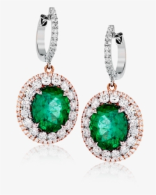 Emerald Earrings Png, Transparent Png, Free Download