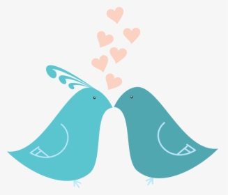 Beak,sky,wing - Love Birds Transparent, HD Png Download, Free Download