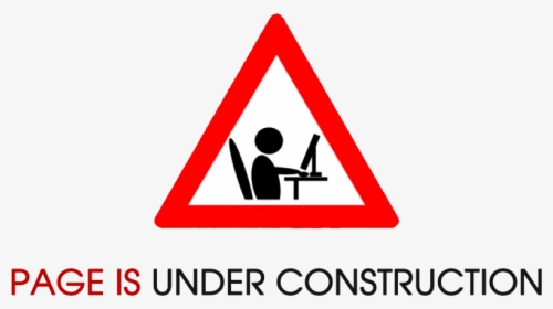Page Under Construction Sign In Red, HD Png Download, Free Download