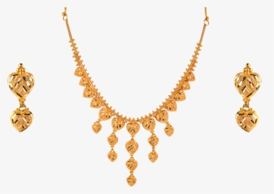 Breathtaking And Classy 22kt Yellow Gold Bridal Set - Necklace, HD Png Download, Free Download