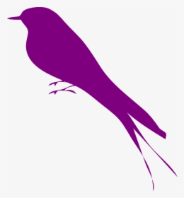 Clipart Purple Bird, HD Png Download, Free Download