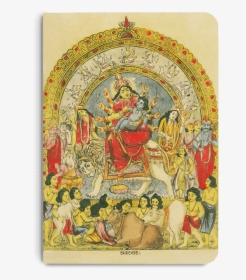 Dailyobjects Goddess Durga With Baby Krishna A5 Notebook - Goddess Durga And Krishna, HD Png Download, Free Download
