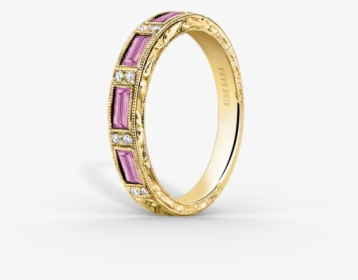 Charlotte 18k Yellow Gold Ladies Wedding Band D, HD Png Download, Free Download