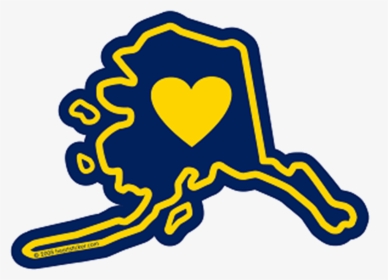Heart In Alaska Sticker, HD Png Download, Free Download