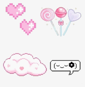 Pixel And Overlay Image - Pixel Cute Kawaii Gifs, HD Png Download, Free Download