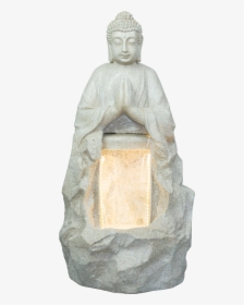 Namaskar Lord Buddha Decorative Water Fountain - Statue, HD Png Download, Free Download