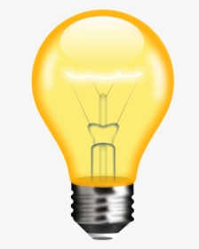 Bulb, File Oxygen Actions Help Hint Svg Wikimedia Commons - Transparent Light Bulb, HD Png Download, Free Download