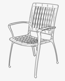 Plastic Chair Vector Image - Chair Clip Art, HD Png Download, Free Download