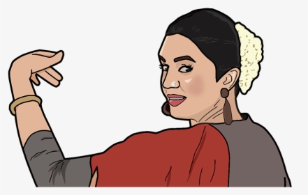 Woman, Indian, Indian Woman, Huma Qureshi, Lady, Women - Cartoon, HD Png Download, Free Download