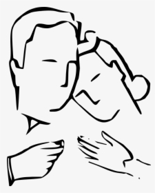 Couple, Lovers, Heads, People, Happy, Man, Woman, Face - Husband And Wife Drawing, HD Png Download, Free Download