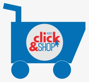 Clip Art Shopping Cart Logo - Click & Pick Logo, HD Png Download, Free Download