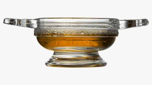 Glass Quaich Bowl - Quaich Scottish Drinking Glass, HD Png Download, Free Download
