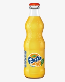 Fanta Orange Glass Bottle 24 X 330ml - Fanta Glass Bottle Png Transparent, Png Download, Free Download