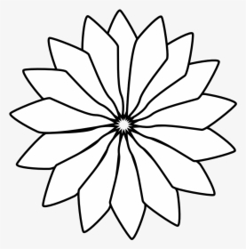 Flower - Clipart - Black - And - White - Effects Of Uv Degradation, HD Png Download, Free Download
