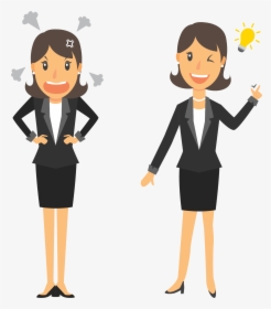 Transparent Woman Clipart - Business Woman Cartoon Png, Png Download, Free Download