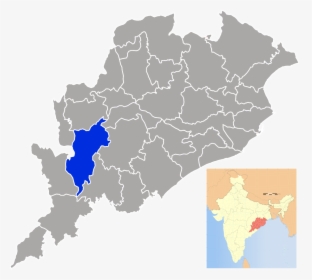 Jharsuguda In Odisha Map, HD Png Download, Free Download