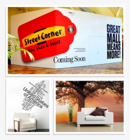 Corner Wall Graphics, HD Png Download, Free Download