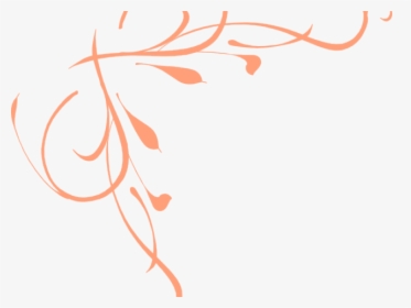 Transparent Swirl Flower Clipart - Peach Color Flower Png, Png Download, Free Download